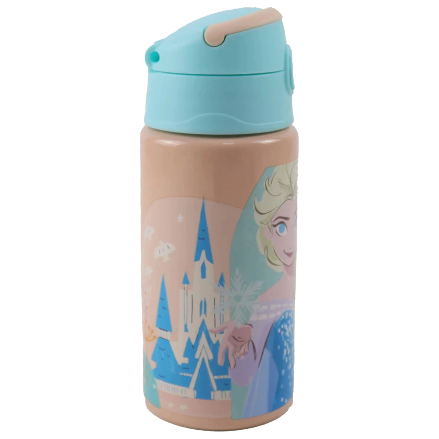 Disney Frozen Adventure Aluminum Straw Bottle with Hook 500 ml product photo