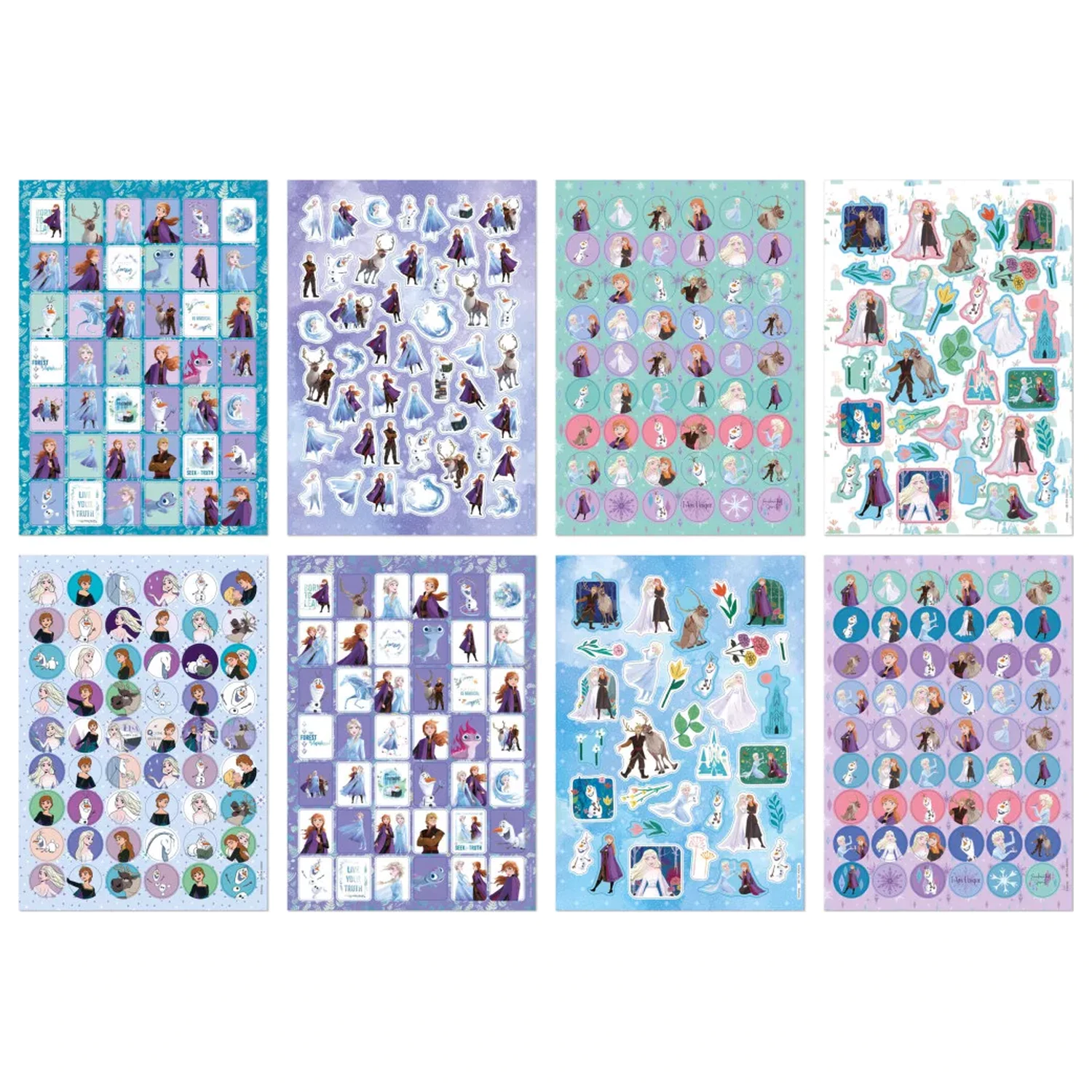 Disney Frozen Adventure Glitter Sticker Album 8 Sheets product photo