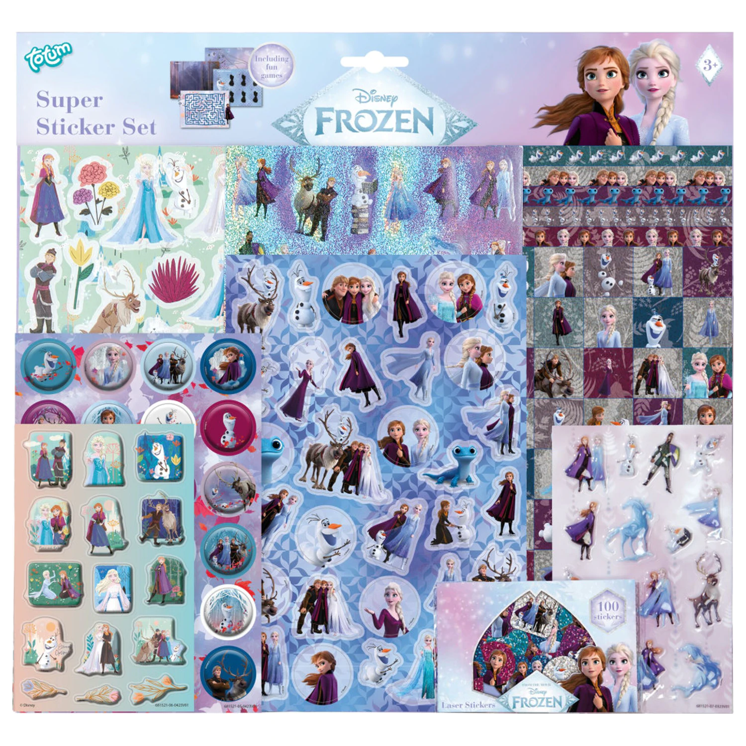 Disney Frozen Adventure Super Sticker Set with Game product photo