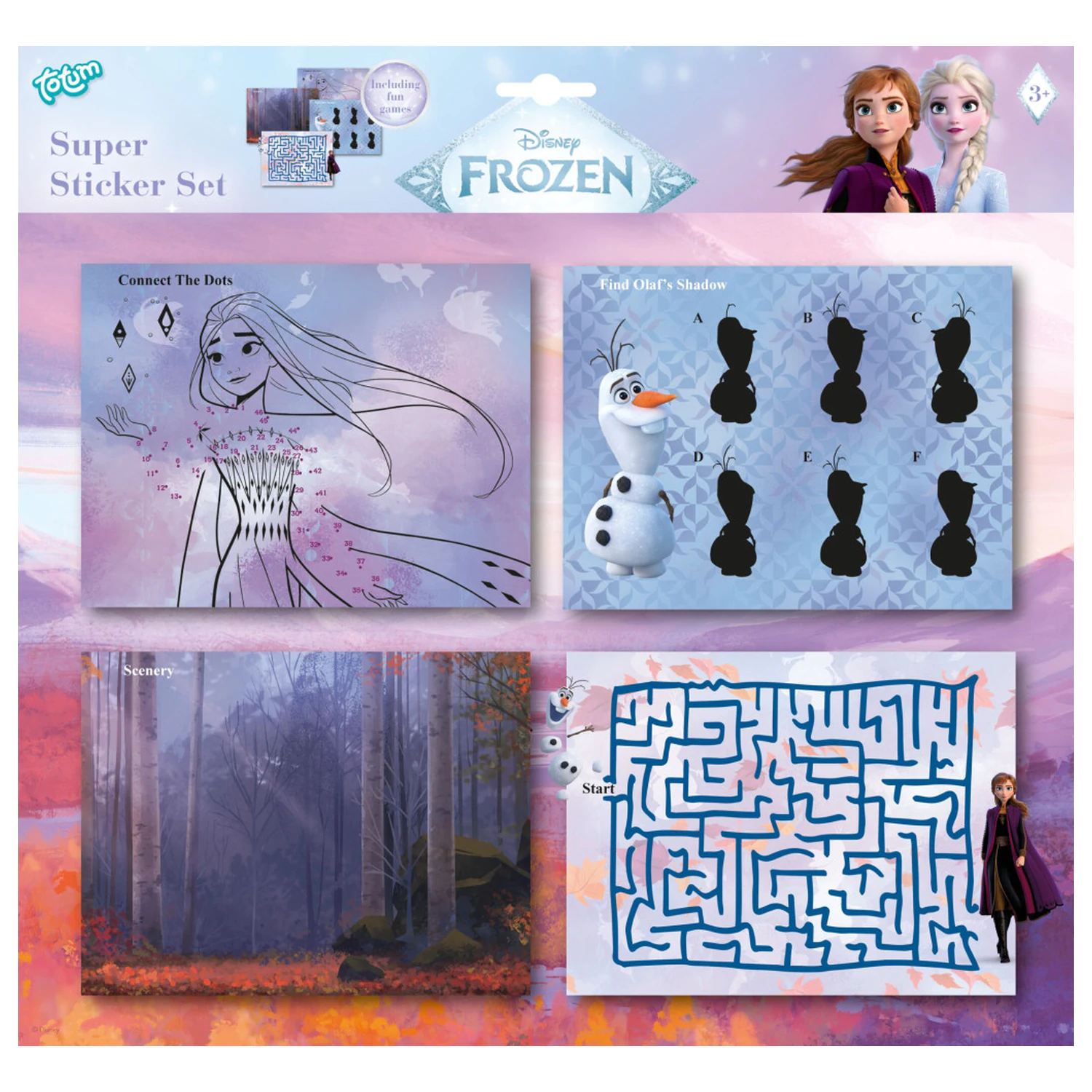 Disney Frozen Adventure Super Sticker Set with Game product photo