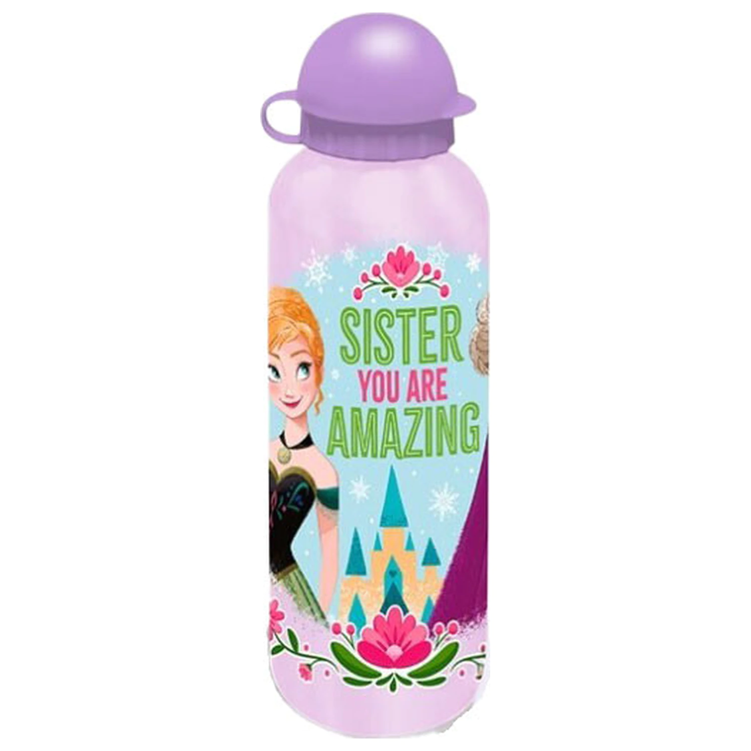 Disney Frozen Amazing Sister aluminium water bottle 500 ml product photo