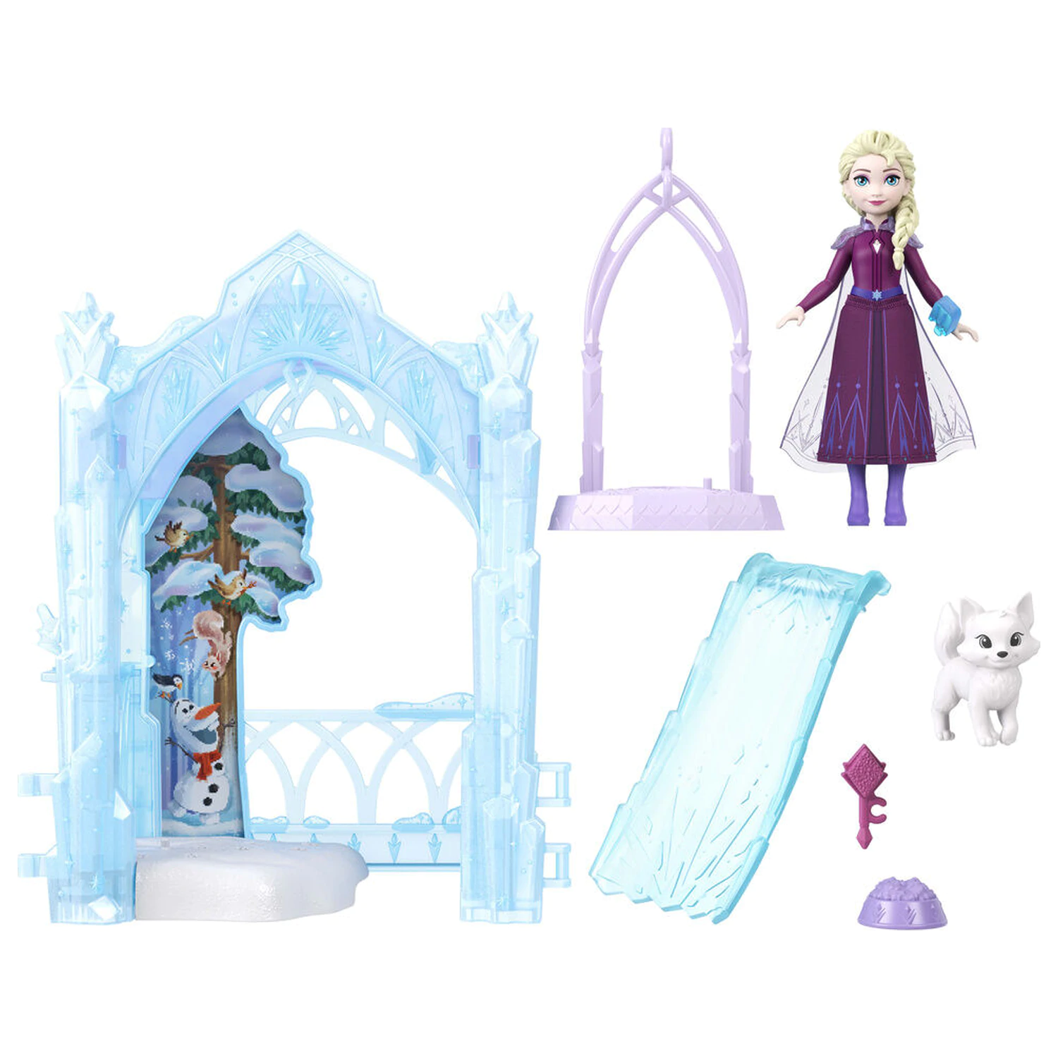 Disney Frozen Animal Ice Cream Hide and Seek Ela doll product photo