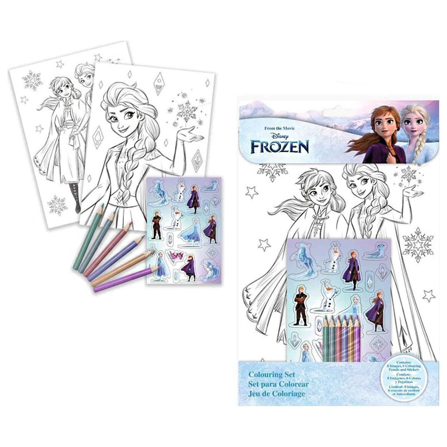 Disney Frozen Believe coloring book + sticker set product photo