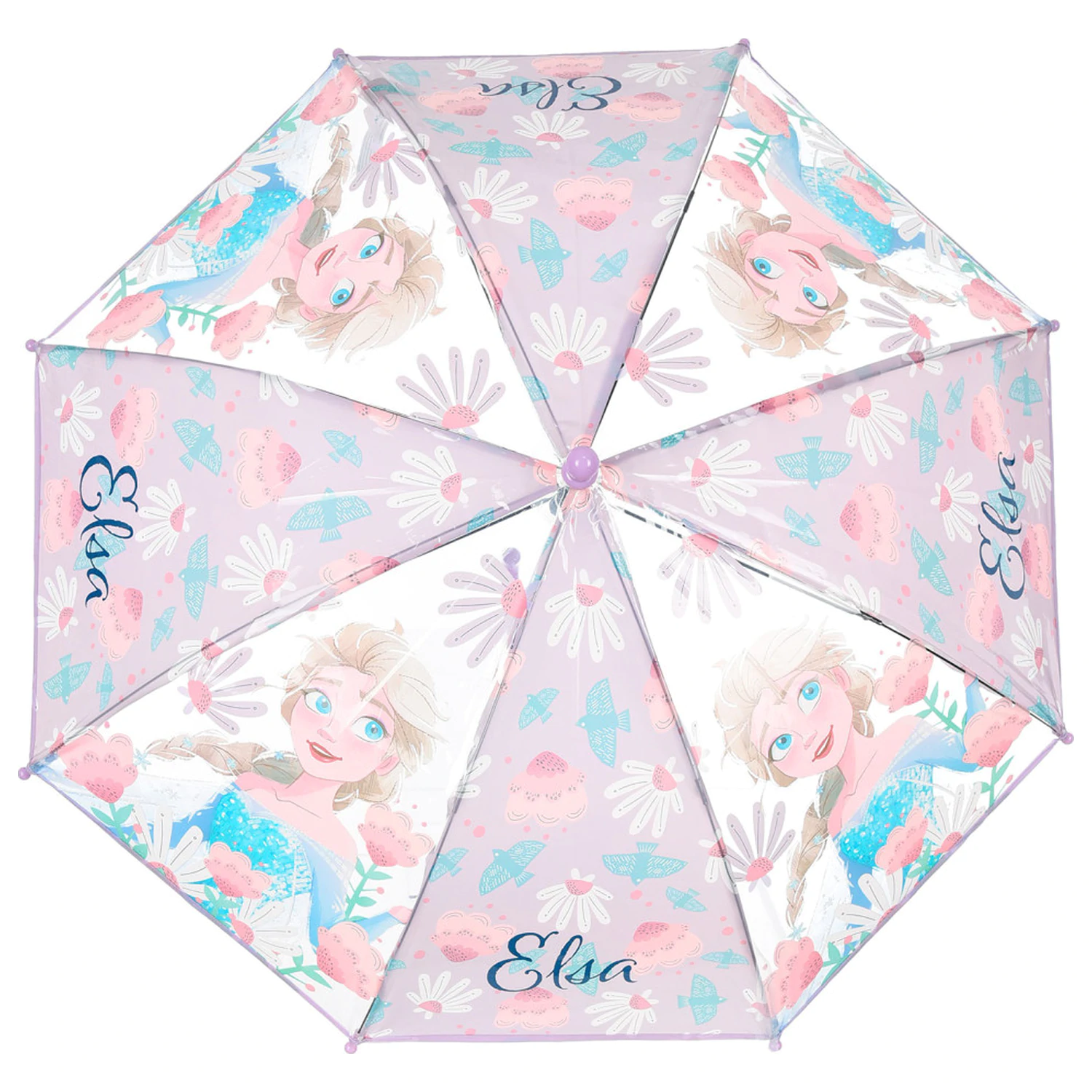 Disney Frozen Birds Kids Transparent Umbrella product photo