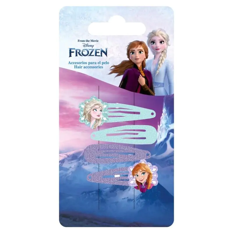 Disney Frozen blister pack 4 hairpins product photo