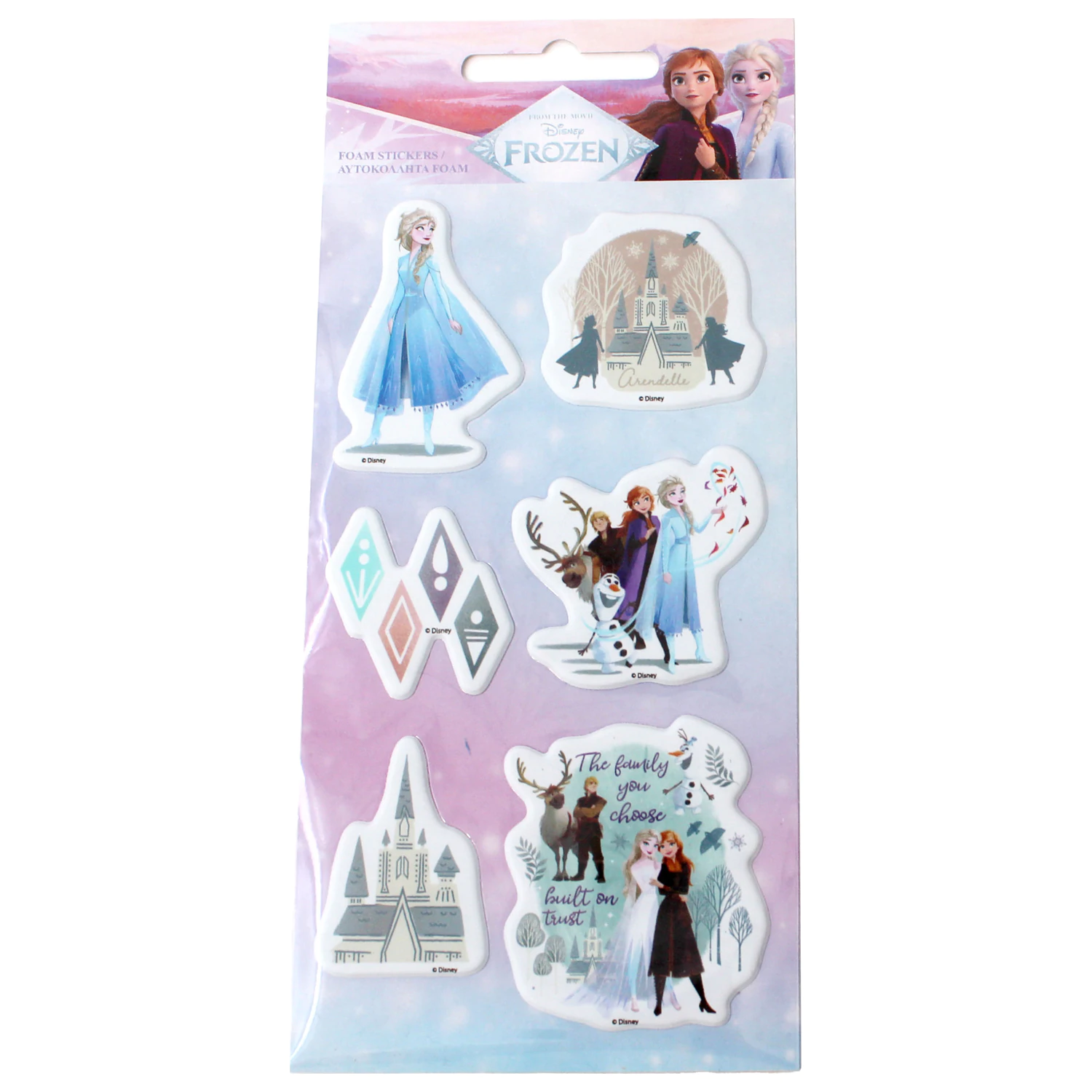 Disney Frozen Castle Puffy Foam Sticker Set product photo