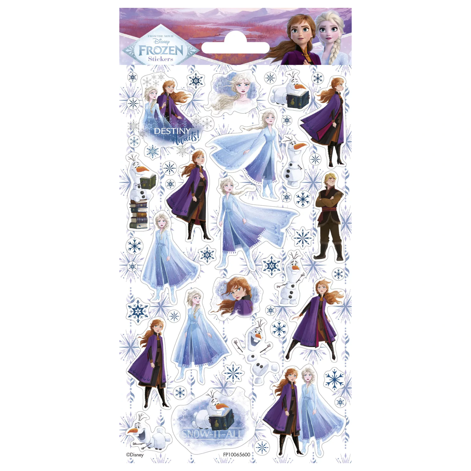 Disney Frozen Destiny Glitter Sticker product photo