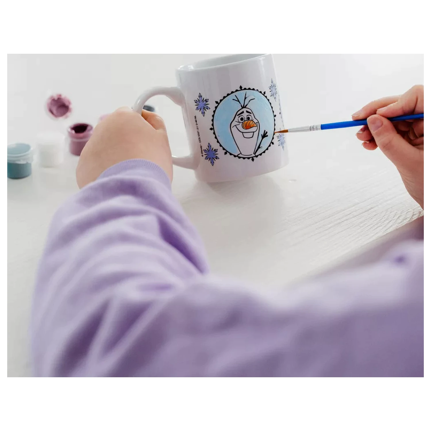 Disney Frozen Destiny paintable porcelain mug 235 ml product photo