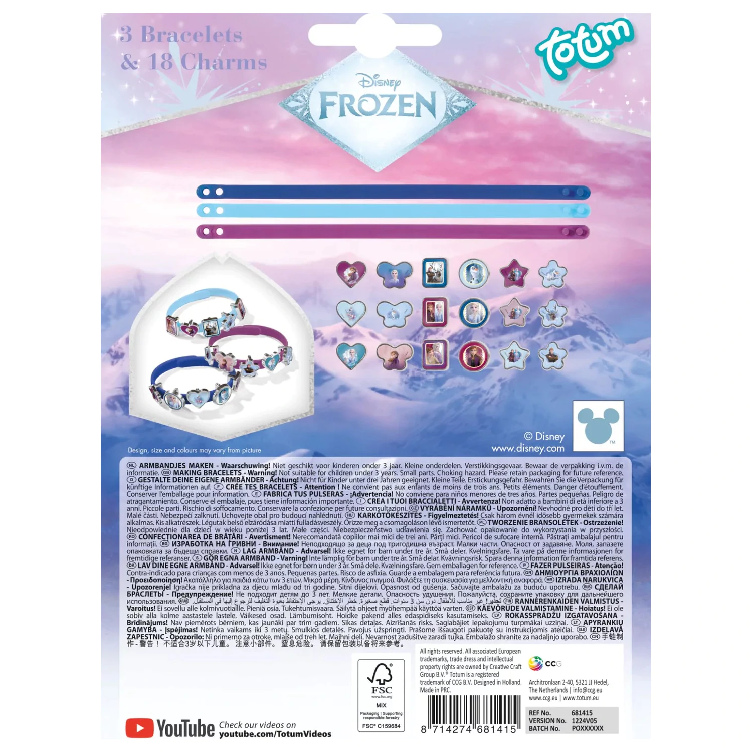Disney Frozen Destiny Bracelet Making Kit product photo