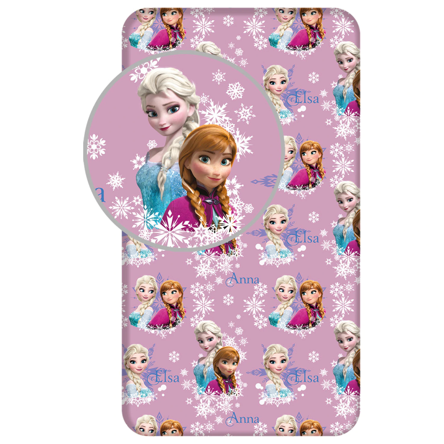 Disney Frozen Duo Sisters Fitted Sheet 90x200 cm product photo