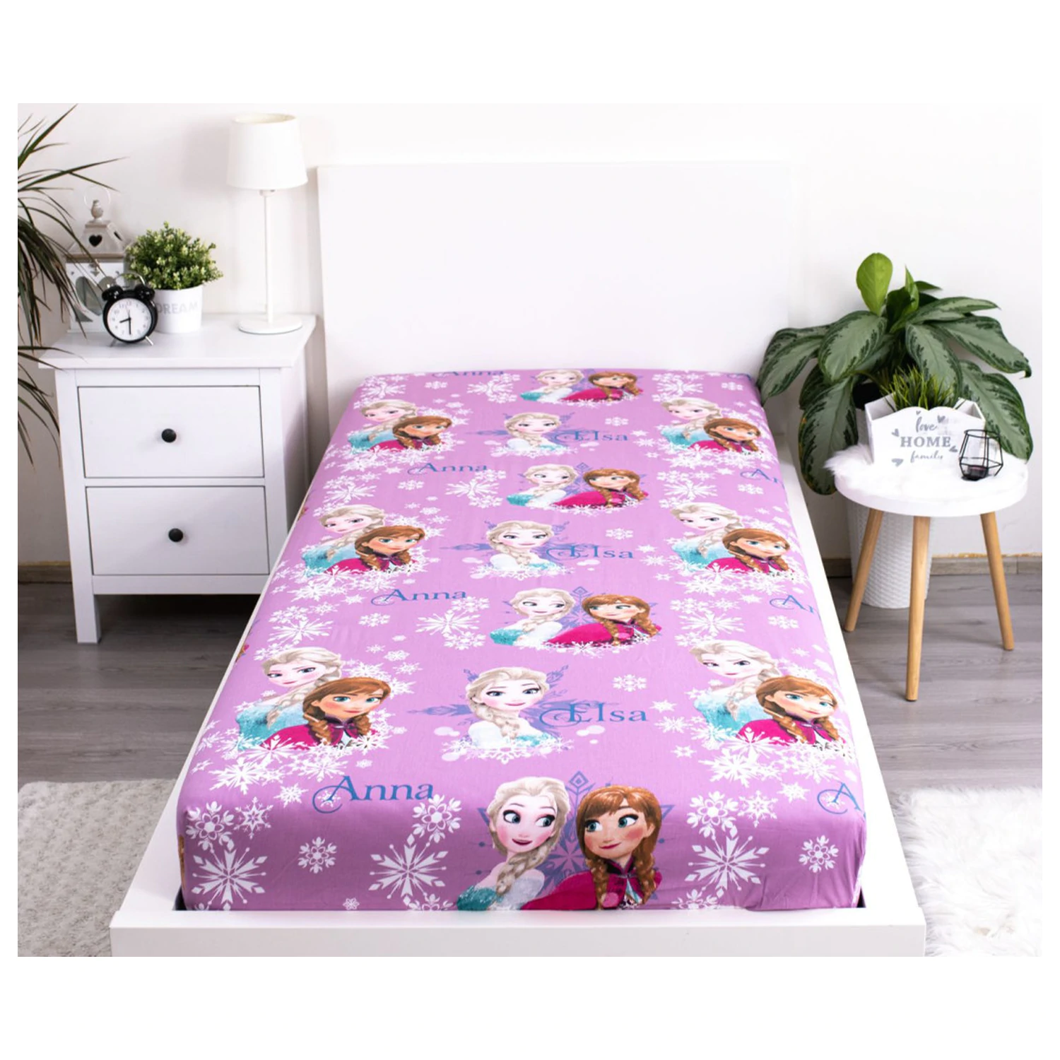 Disney Frozen Duo Sisters Fitted Sheet 90x200 cm product photo