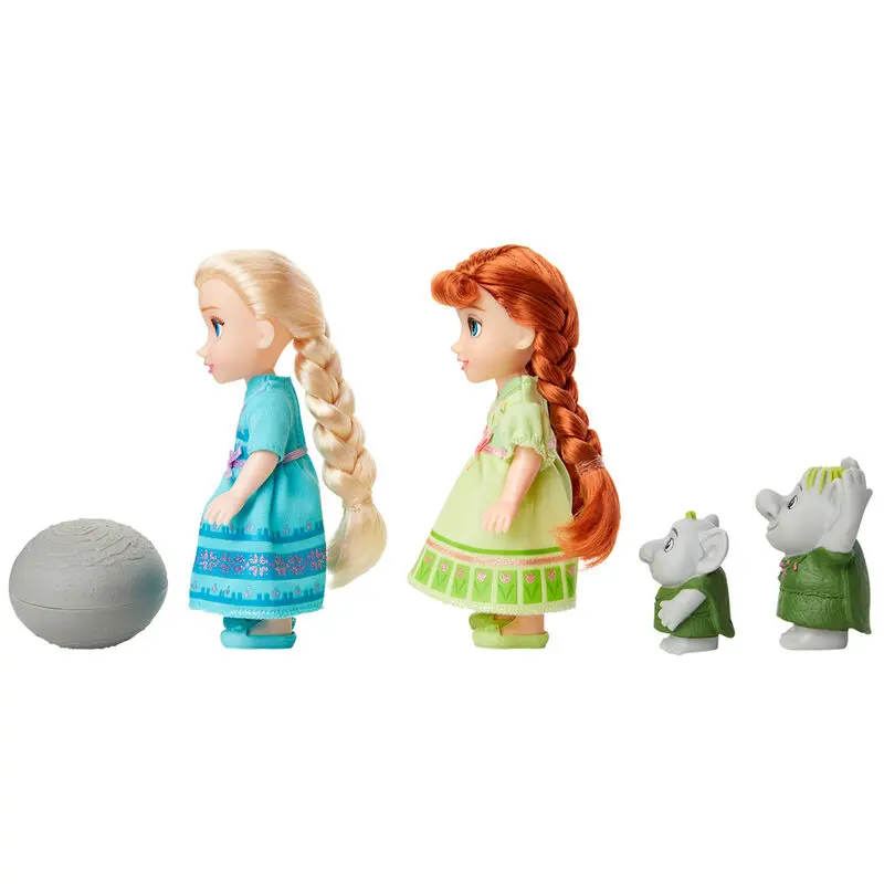 Disney Frozen Elsa + Anna + Trolls doll 15cm product photo