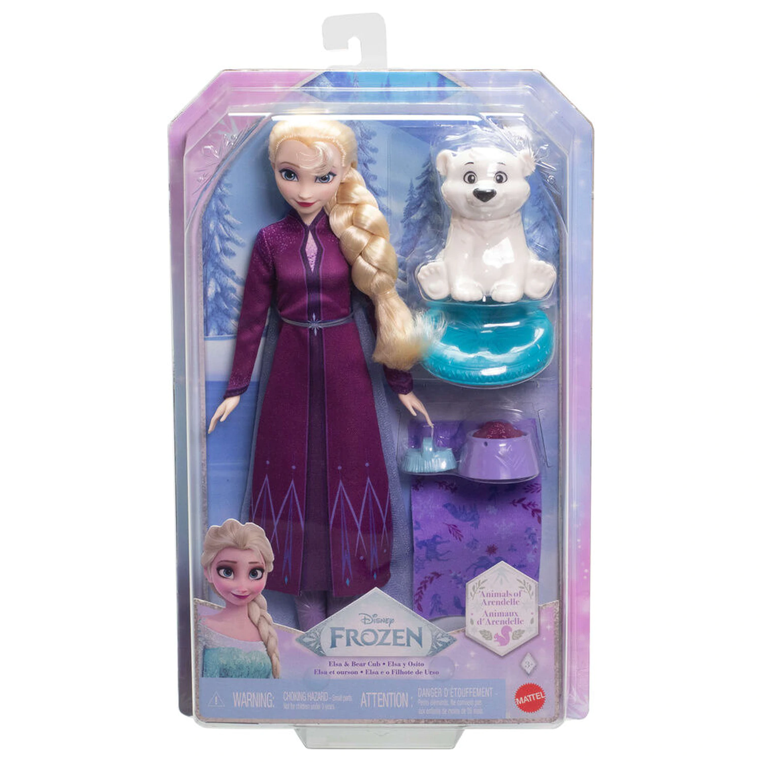 Disney Frozen Elsa & Bear doll product photo