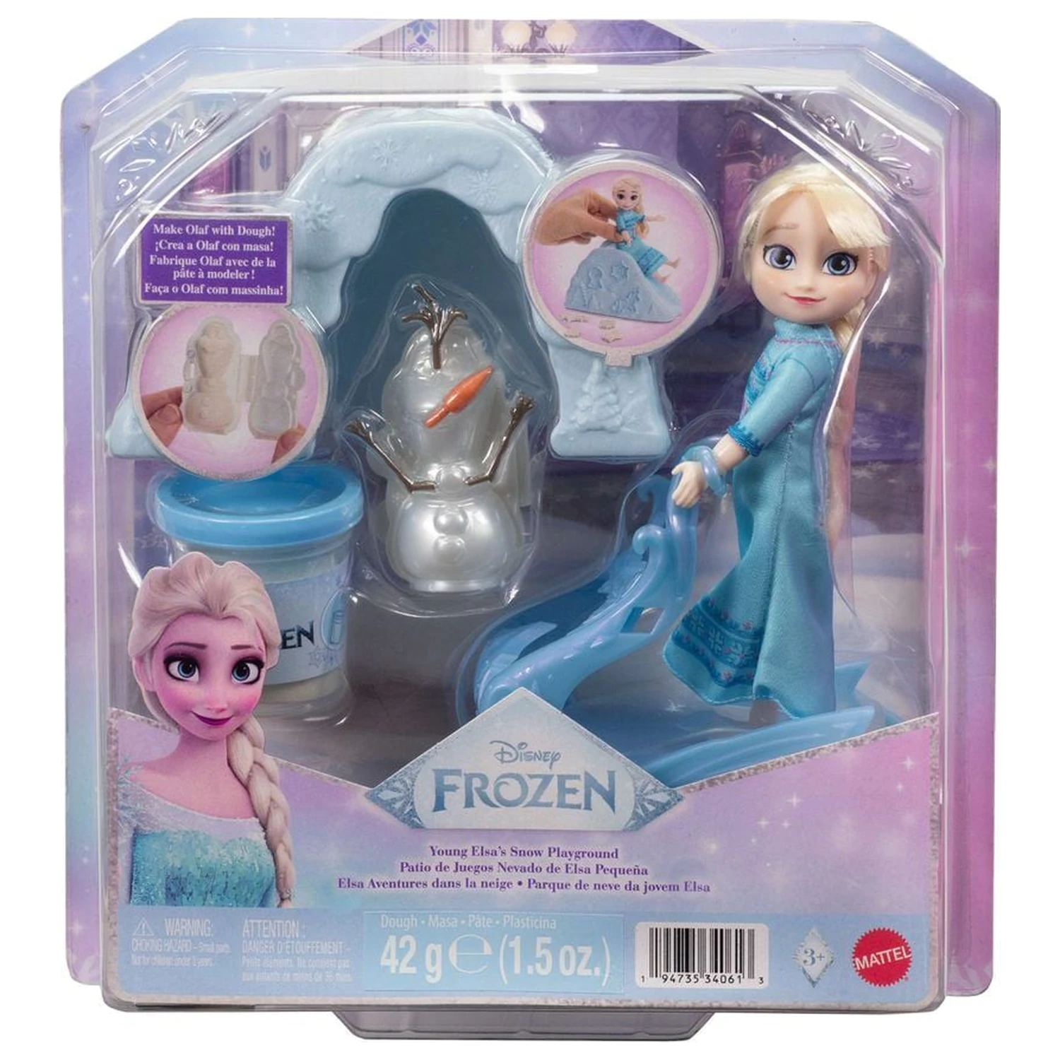 Disney Frozen Elsa and Olaf blister doll product photo