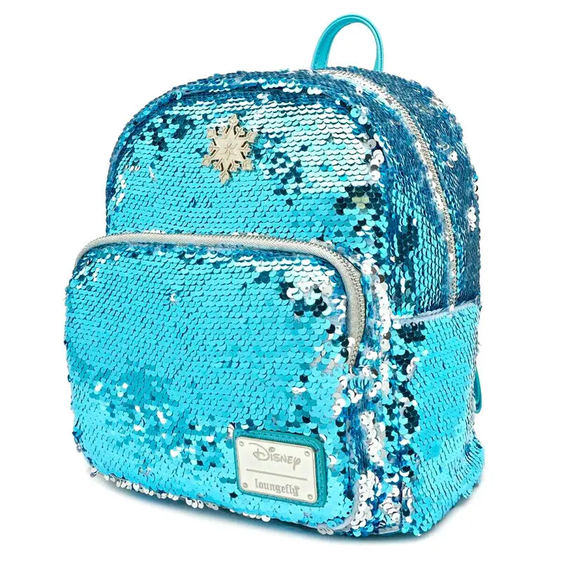 Loungefly Disney Frozen Elsa reversible sequin backpack 25cm product photo