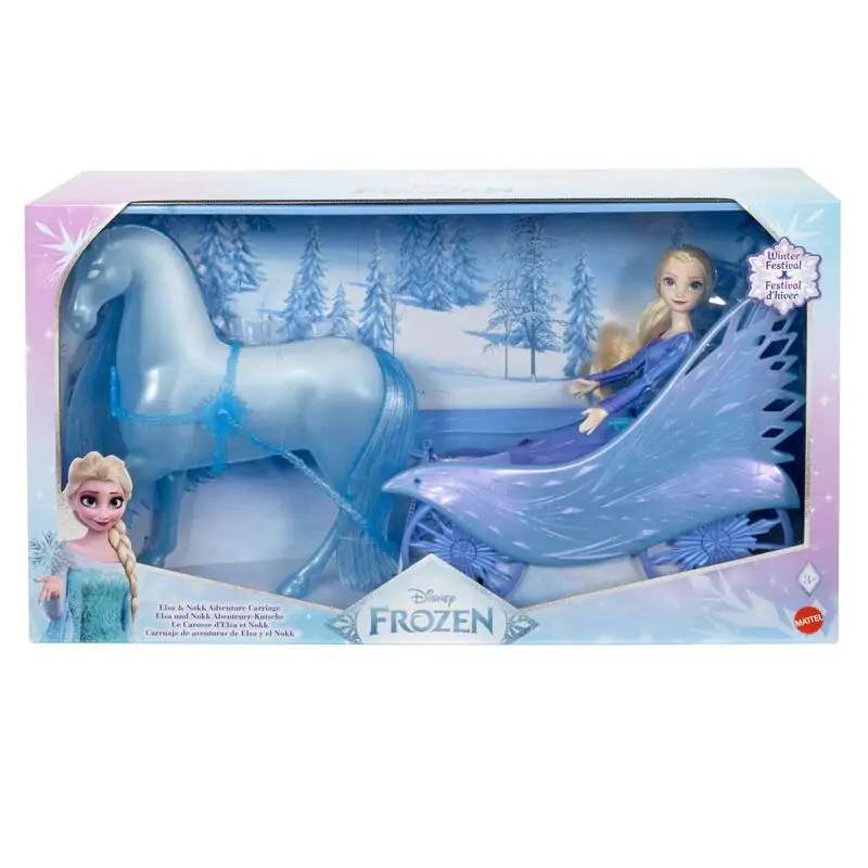 Disney Frozen Elsa doll + Carriage Nokk Playset product photo