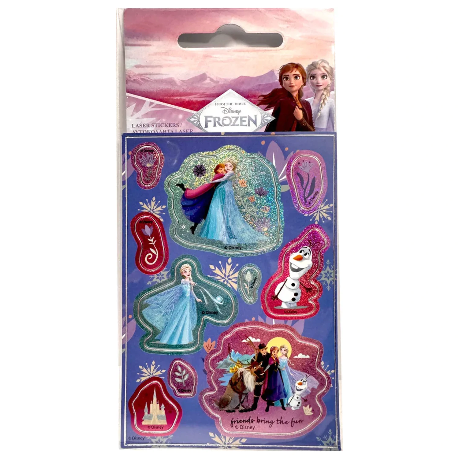 Disney Frozen Friends Hug Holographic Sticker Set product photo