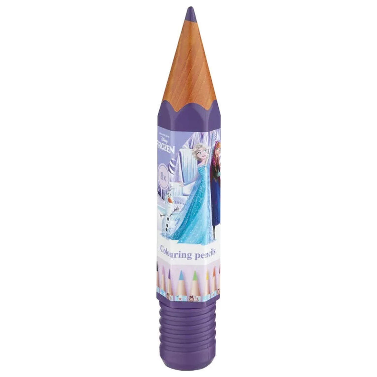 Disney Frozen Friends Colored Pencil Set 8 Pieces product photo