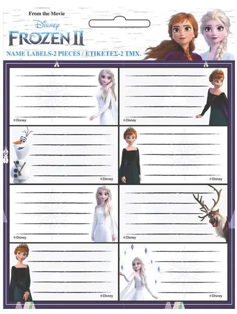 Disney Frozen booklet label 16 pcs termékfotó