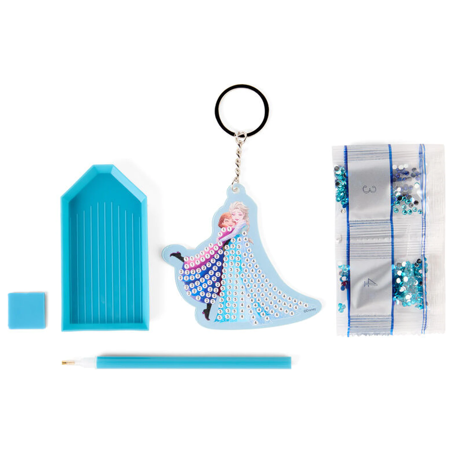 Disney Frozen diamond keychain making kit product photo