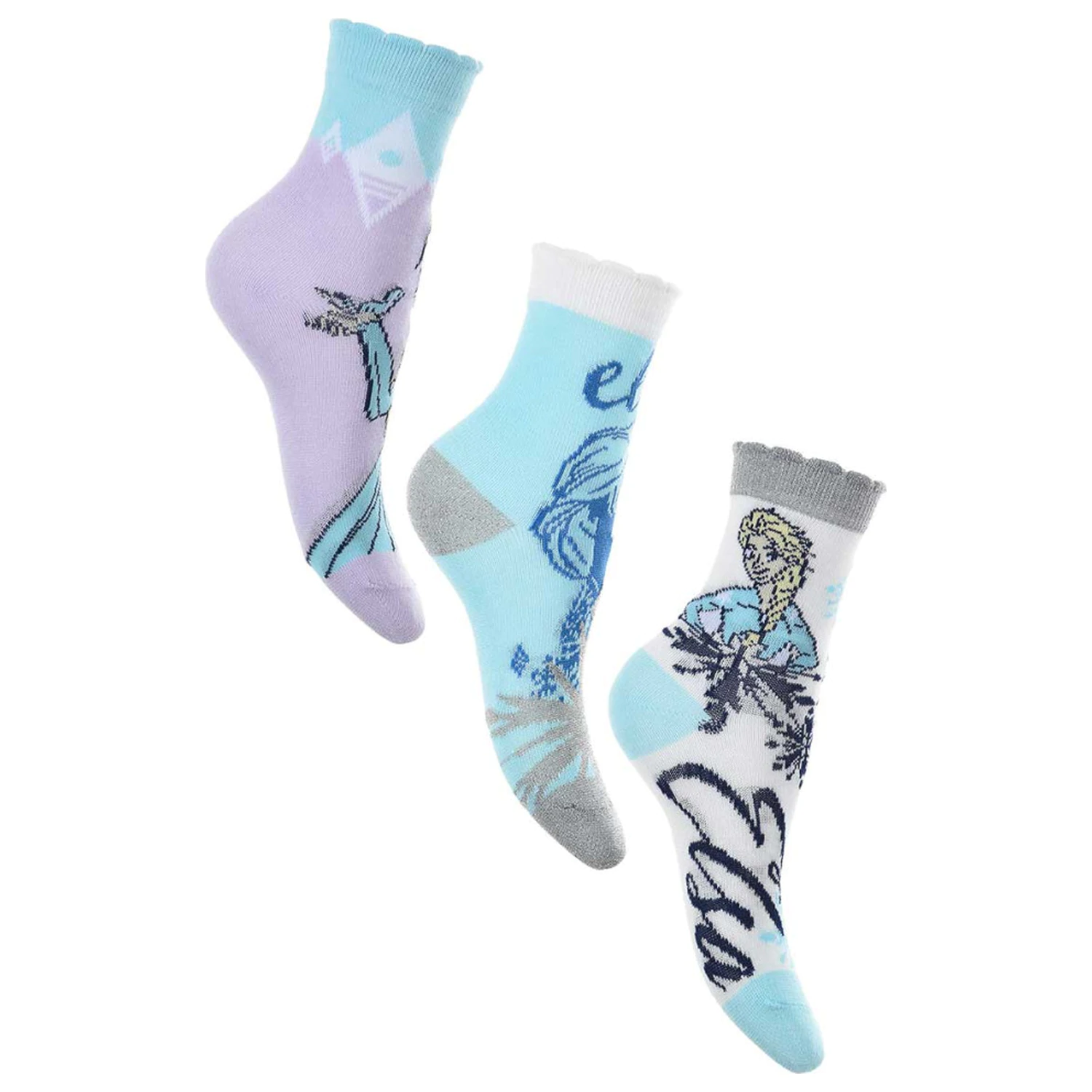 Disney Frozen Ice Kingdom kids socks 31/34 product photo