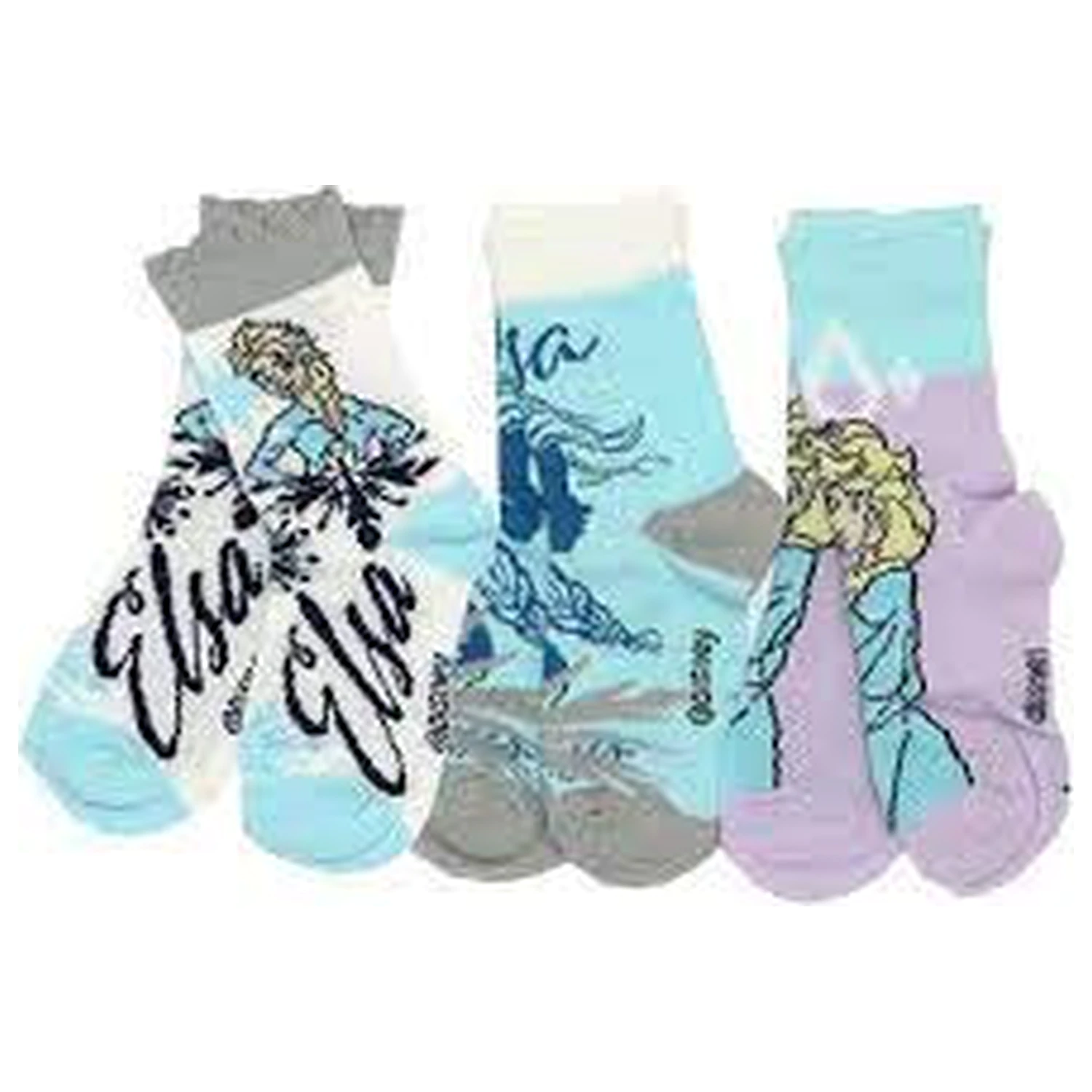 Disney Frozen Ice Kingdom kids socks 31/34 product photo