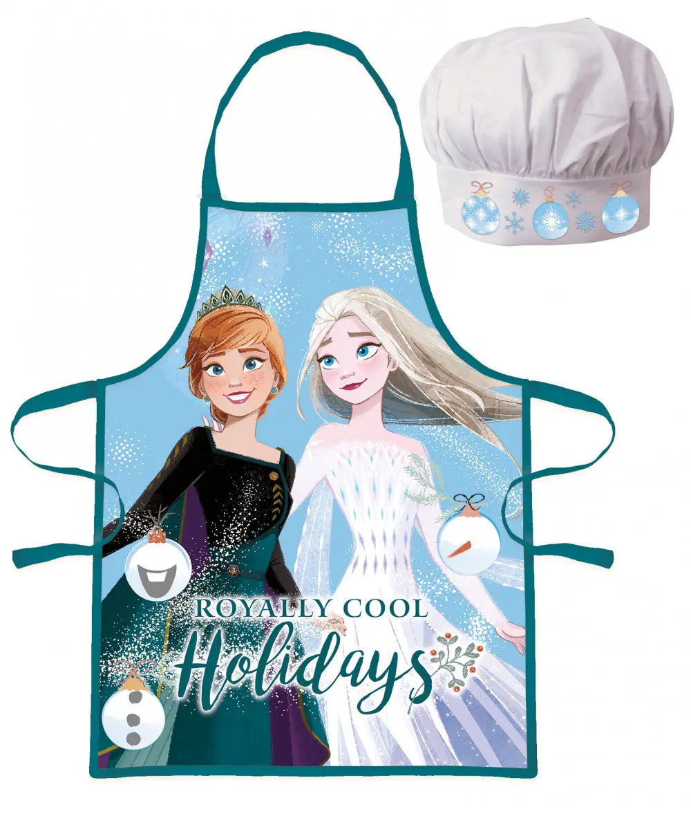 Disney Frozen Christmas Kids Apron 2-piece Set product photo