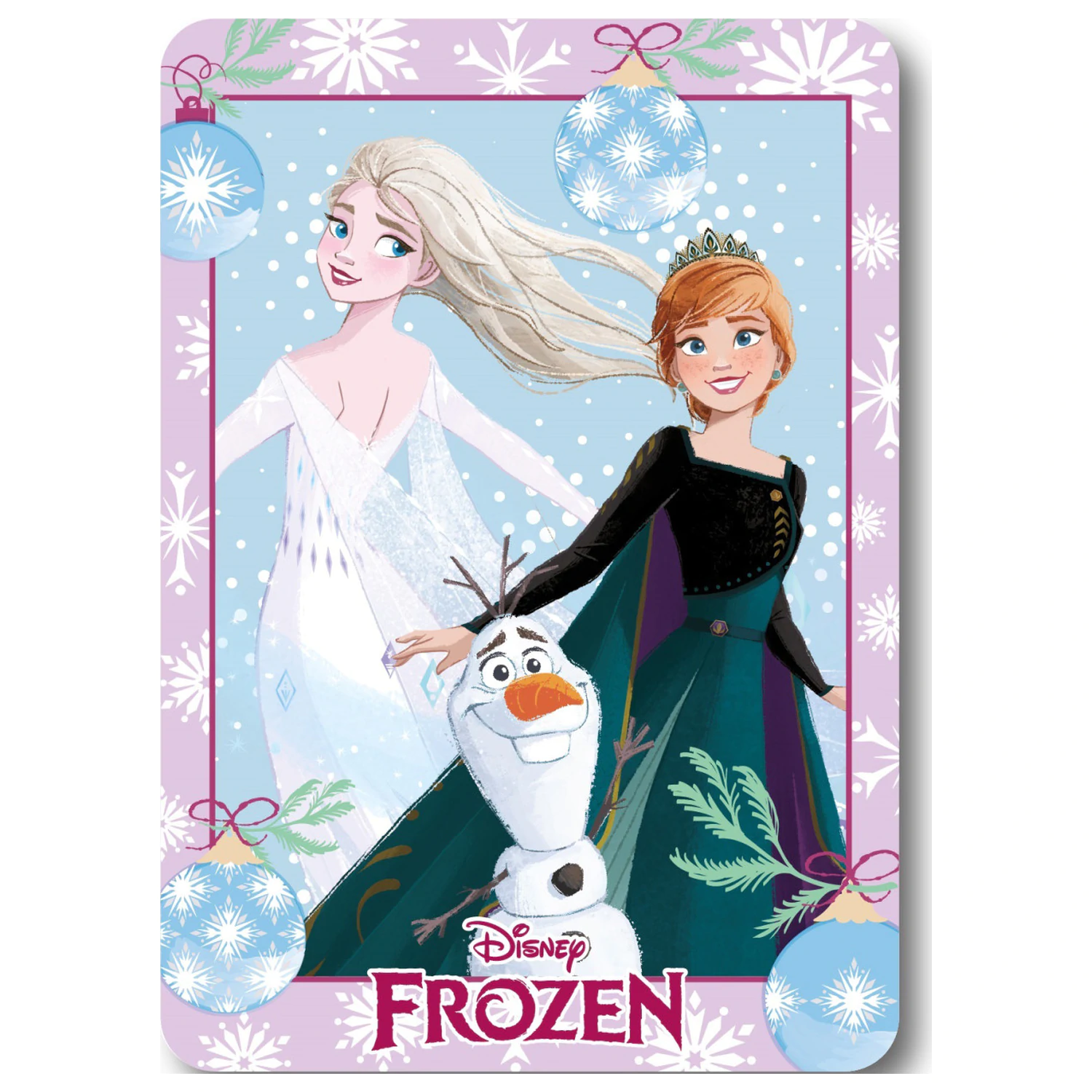 Disney Frozen Christmas Fleece Blanket product photo