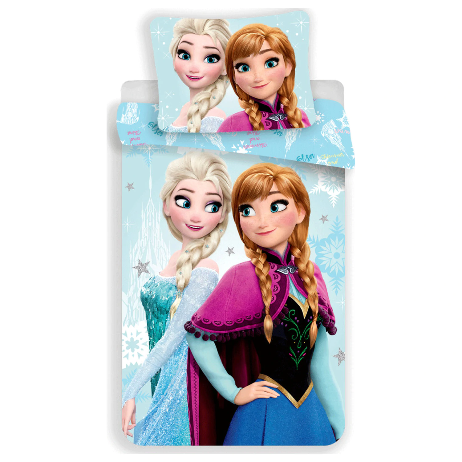 Disney Frozen Light Blue Duvet Cover product photo