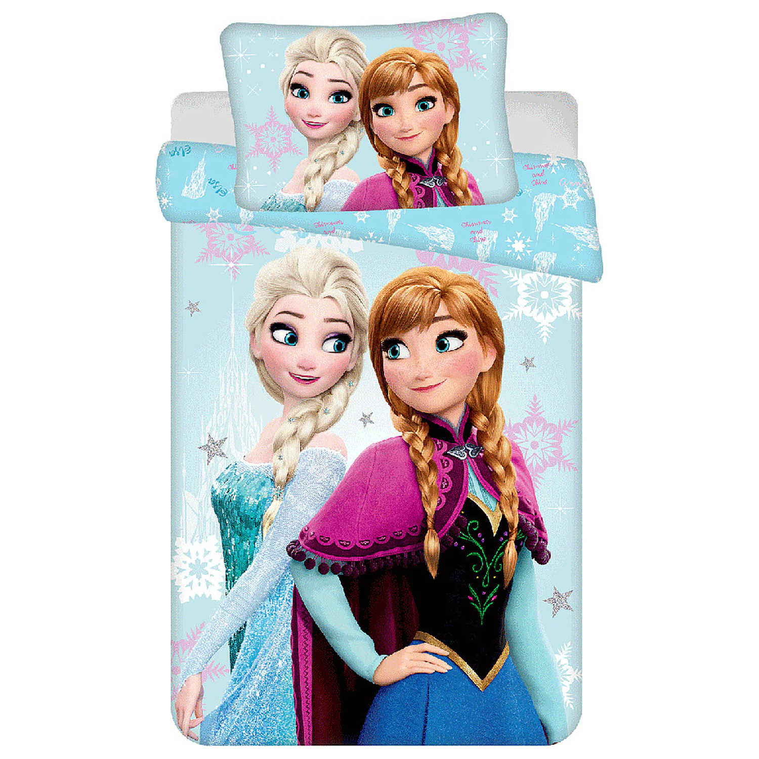 Disney Frozen Light Blue Toddler/Preschooler Duvet Cover product photo
