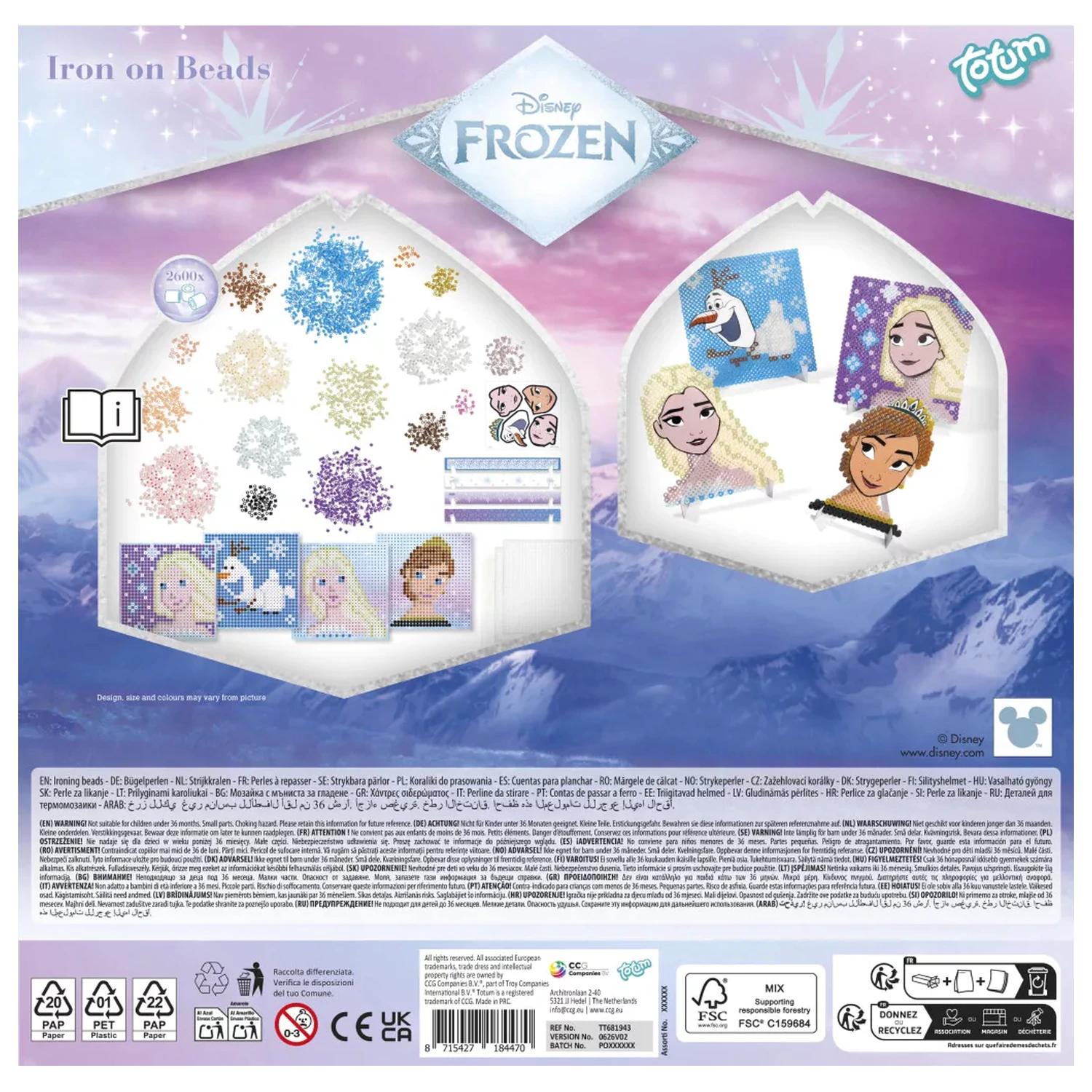 Disney Frozen Magic Iron-On Bead Creative Set product photo
