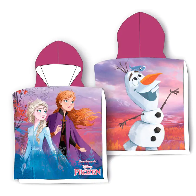 Disney Frozen microfibre poncho towel product photo