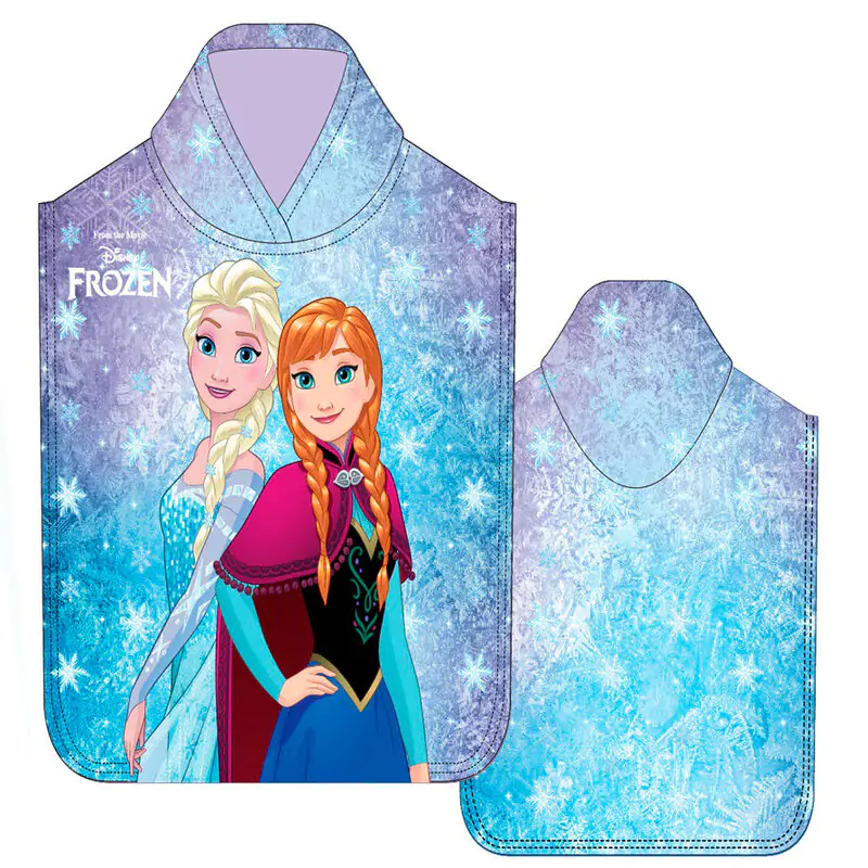 Disney Frozen microfibre poncho towel product photo