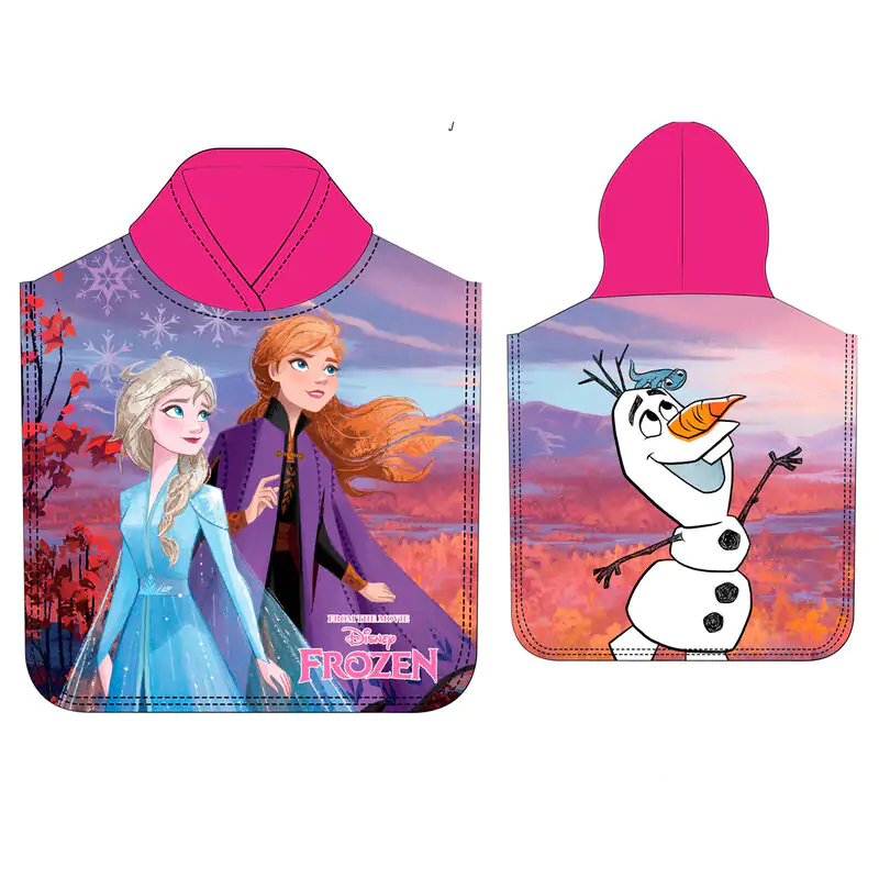 Disney Frozen microfibre poncho towel product photo