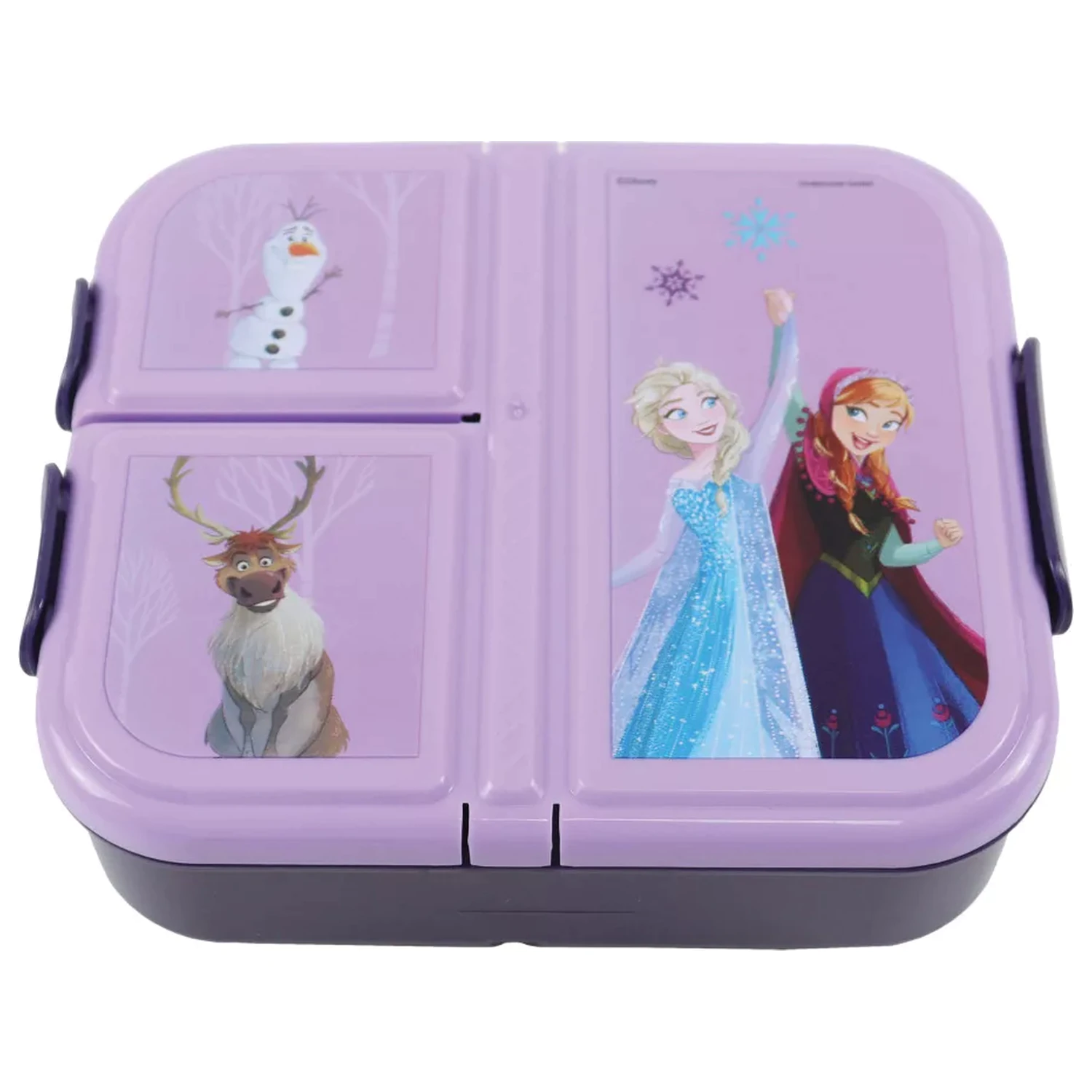 Disney Frozen Modern Magic Multi-Compartment Lunch Box, Sandwich Box product photo