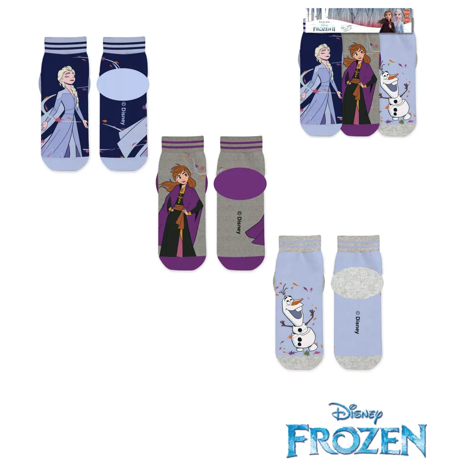 Disney Frozen Mythic children's secret socks 31/34 product photo