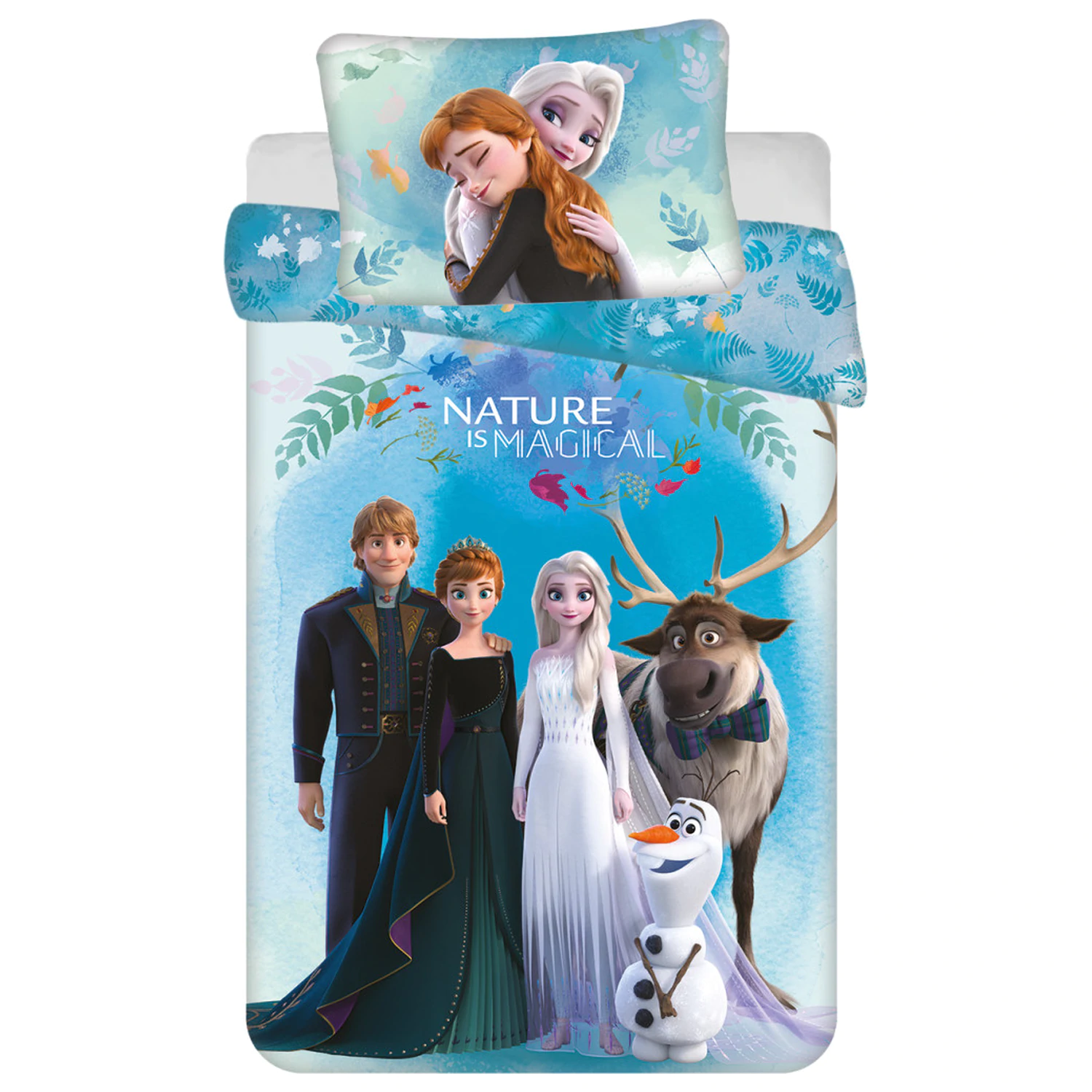 Disney Frozen Nature is Magical Kids Toddler Duvet Cover product photo