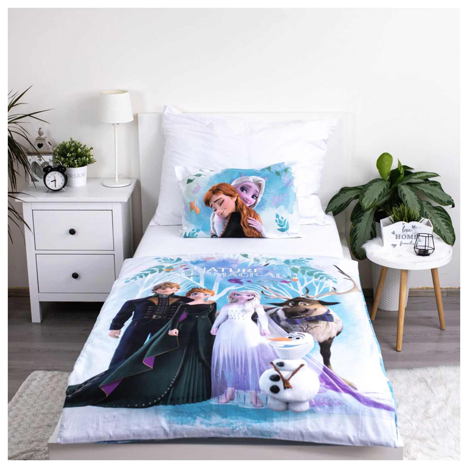Disney Frozen Nature is Magical Kids Toddler Duvet Cover product photo