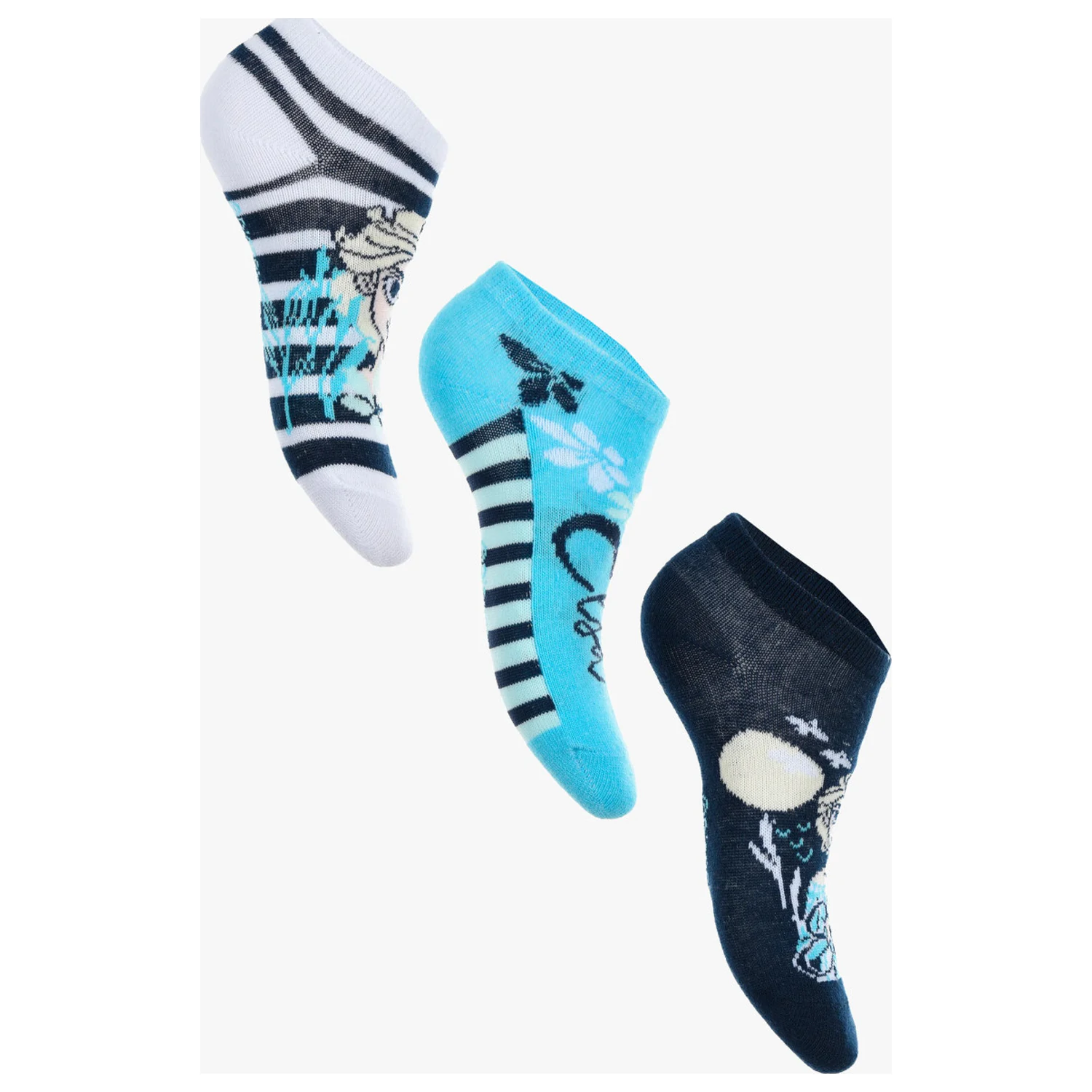 Disney Frozen Ocean Kids Secret Socks 27/30 product photo