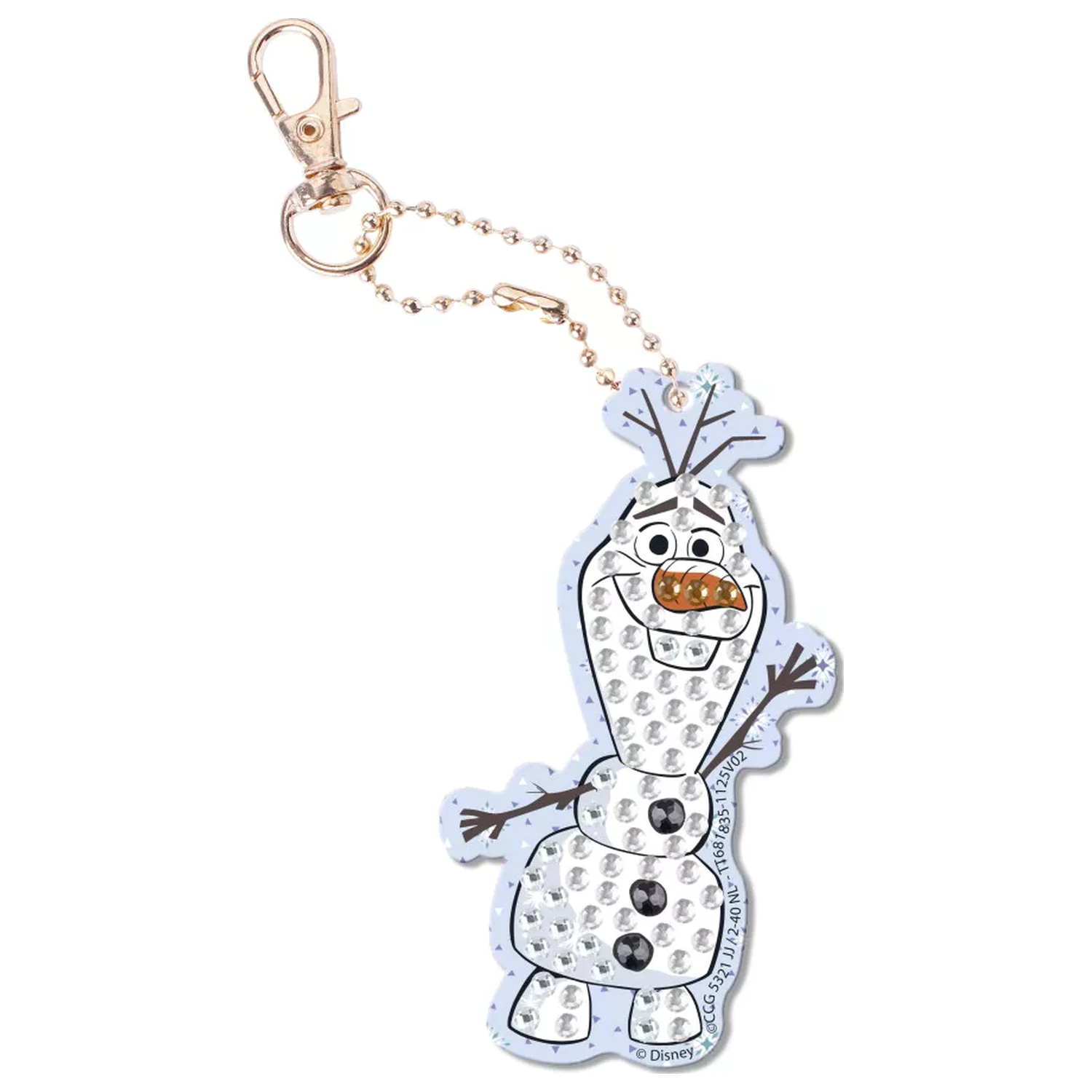 Disney Frozen Olaf Diamond Painting Keychain Kit product photo