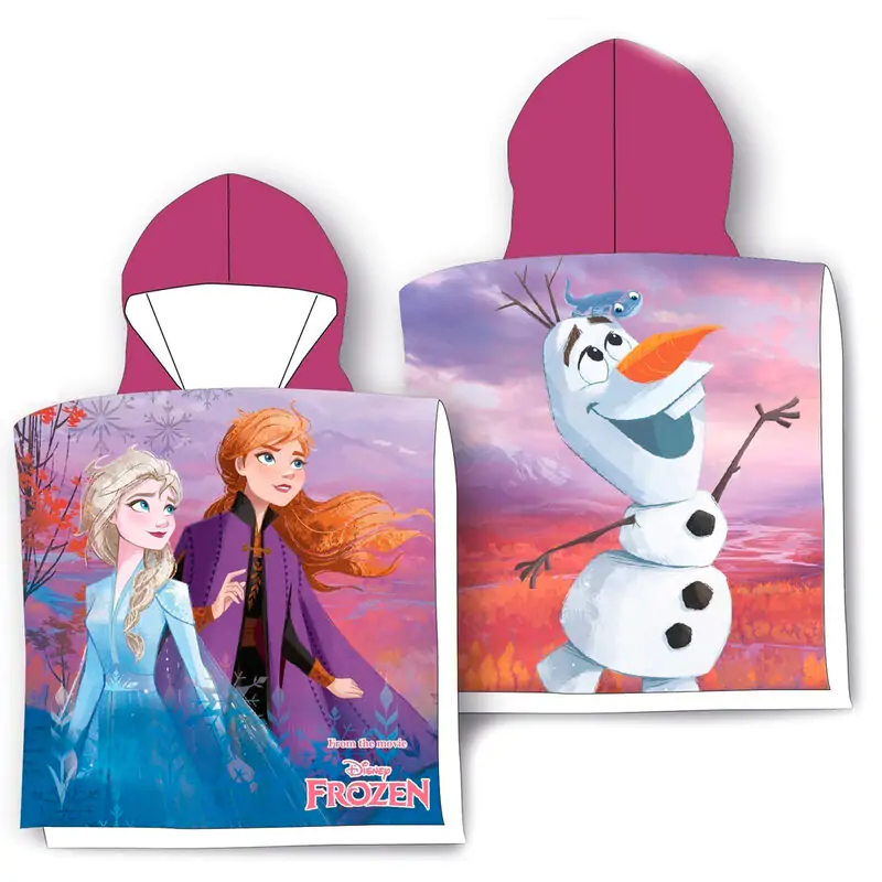 Disney Frozen cotton poncho towel termékfotó