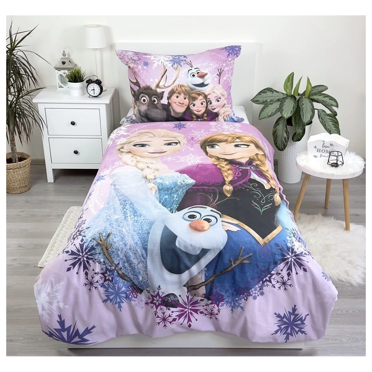 Disney Frozen Pink-purple Duvet Cover product photo