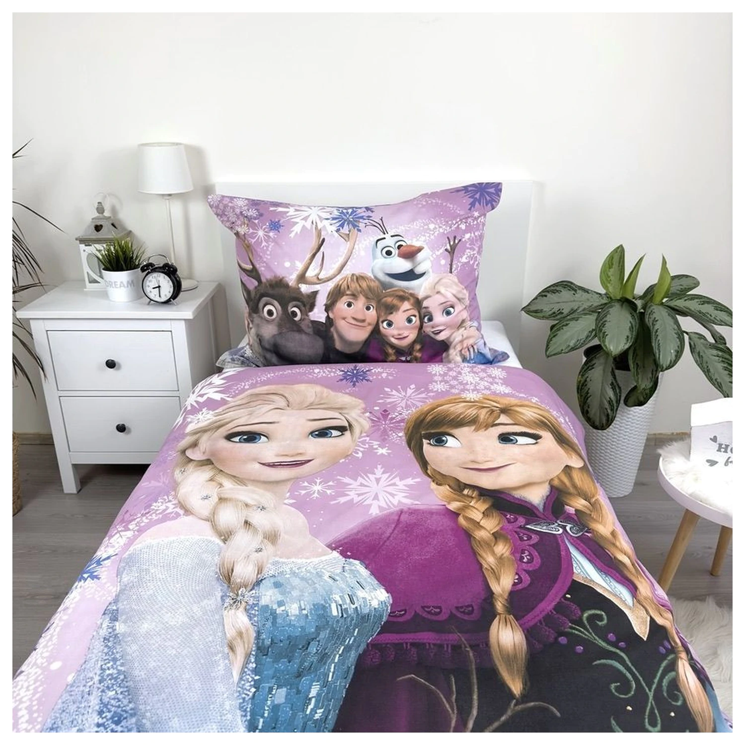 Disney Frozen Pink-purple Duvet Cover product photo