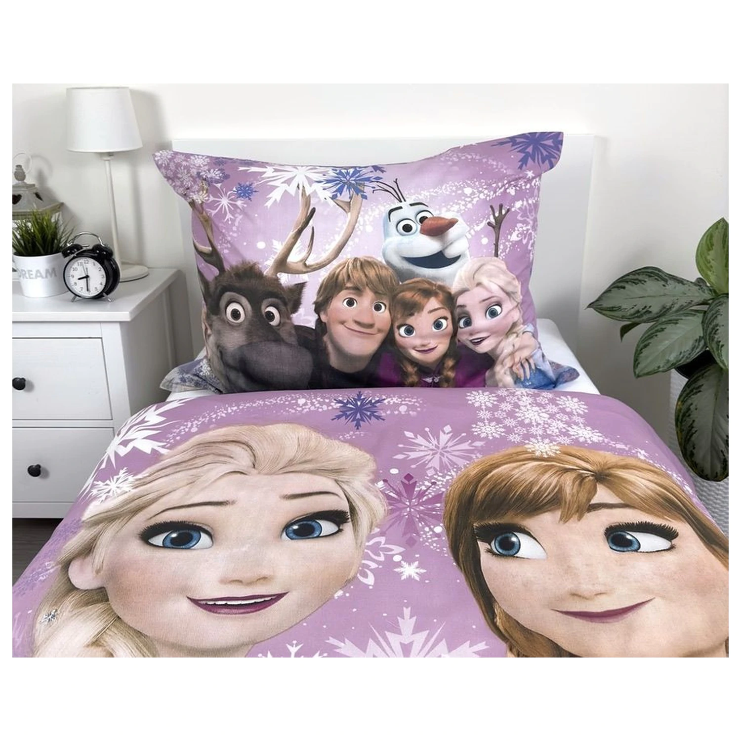 Disney Frozen Pink-purple Duvet Cover product photo