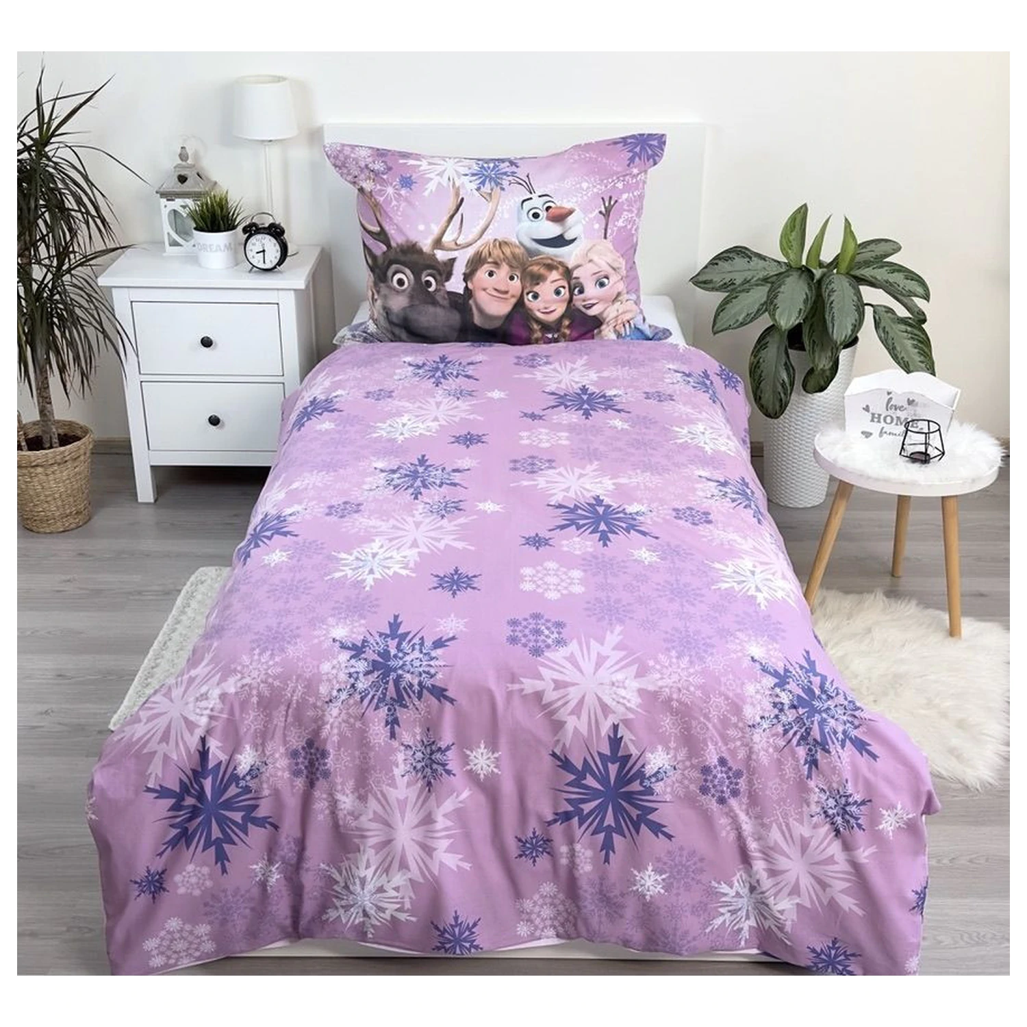 Disney Frozen Pink-purple Duvet Cover product photo