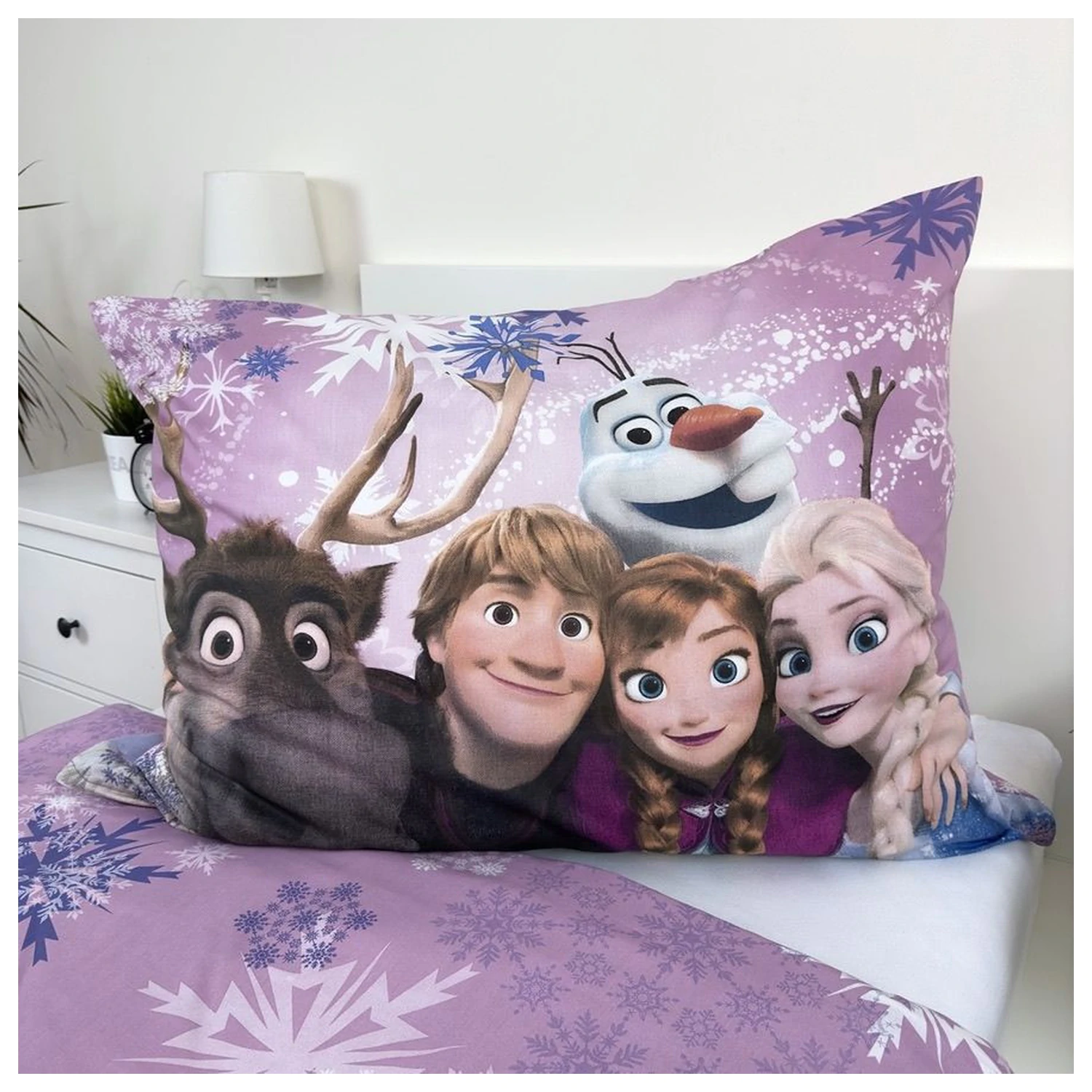 Disney Frozen Pink-purple Duvet Cover product photo