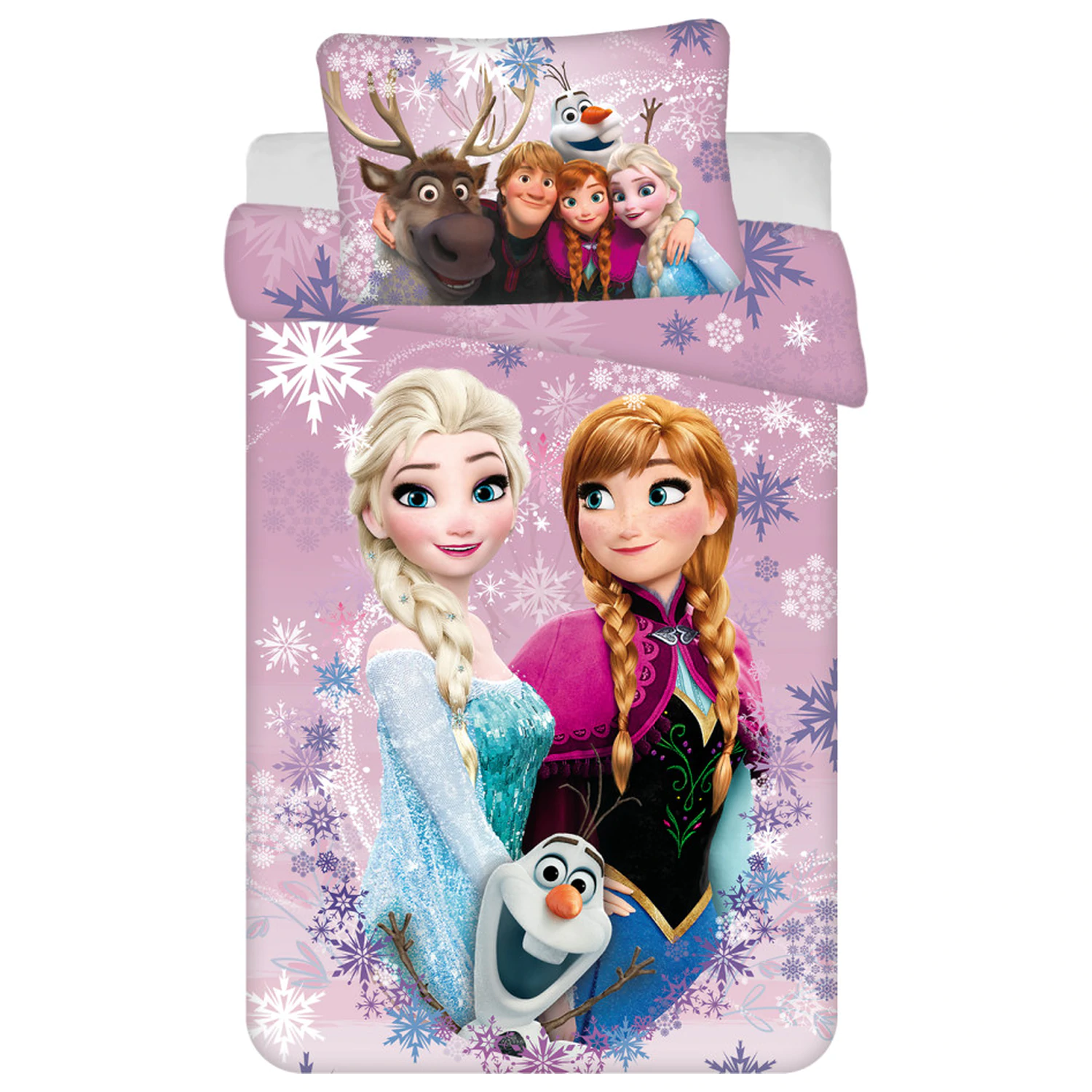 Disney Frozen Pink-Purple Children's, Preschool Duvet Cover product photo