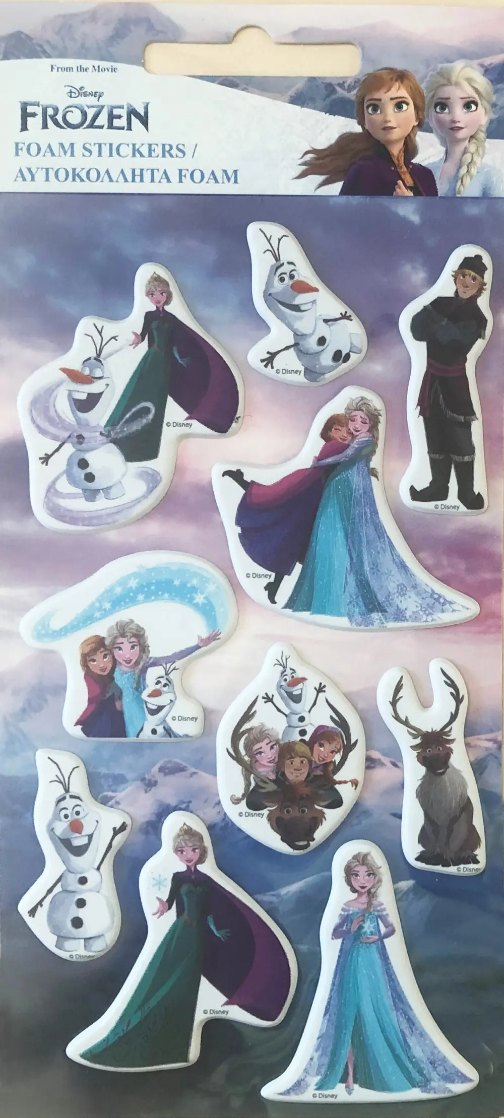 Disney Frozen Puffy Foam Sticker Set product photo