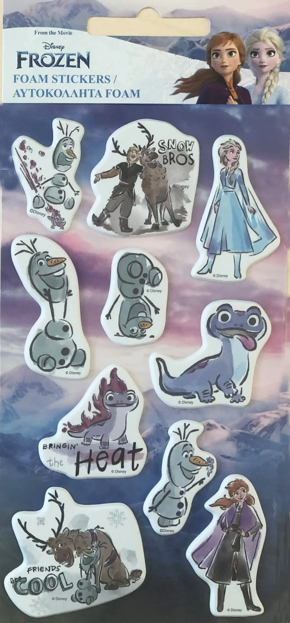 Disney Frozen Puffy Foam Sticker Set product photo