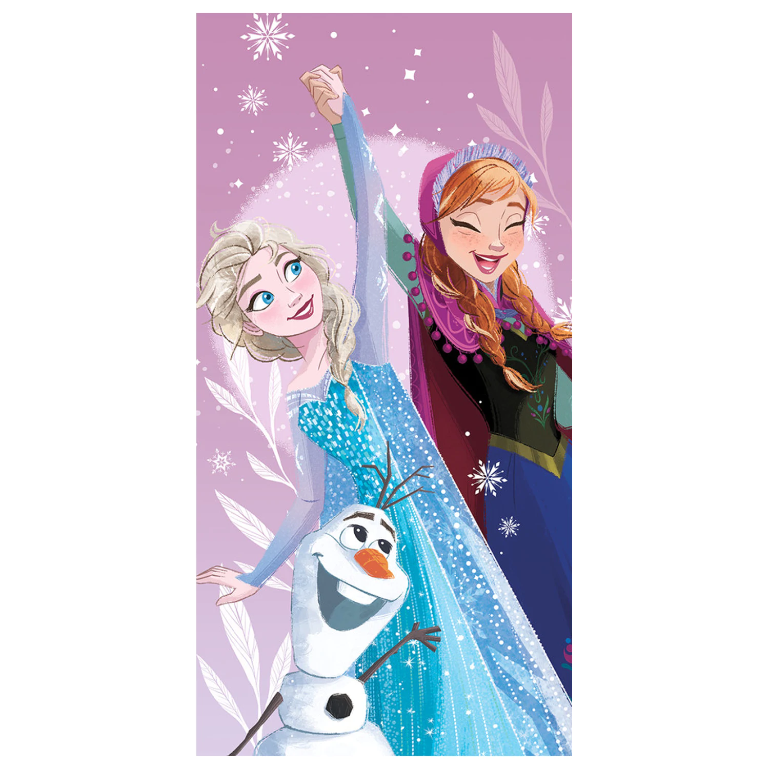 Disney Frozen Purple Bath Towel, Beach Towel product photo